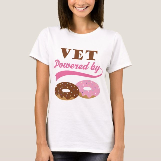 Vet Gift (Doughnuts) T-Shirt (Front)