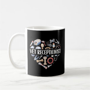Vet Receptionist Veterinarian Receptionist Vet Sec Coffee Mug