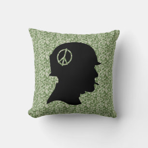 Vet Silhouette Camo Cushion