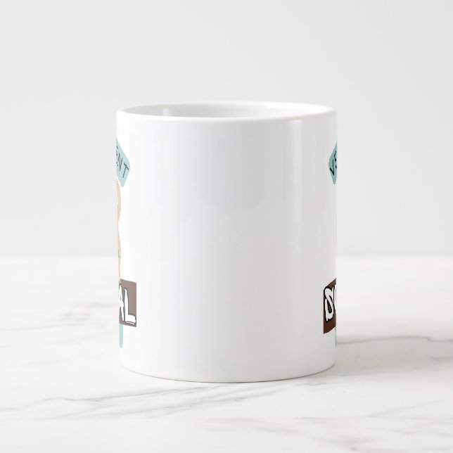 Vet Student Survival Mode – Vet Student Design Large Coffee Mug (Front)