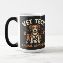 Vet Tech Animal Whisperer Cute Puppy Stethoscope