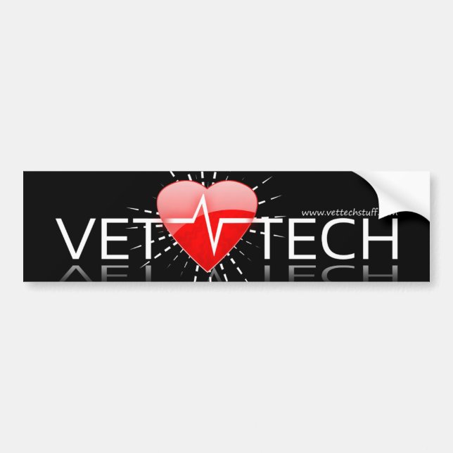 vet tech bumper sticker (Front)