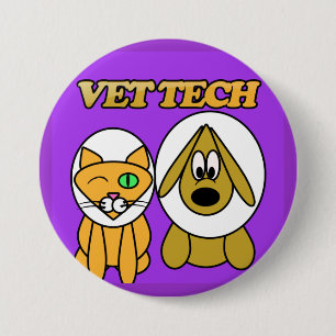 vet tech button