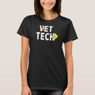 Vet Tech Cat Kitten Veterinarian Veterinary Techni T-Shirt
