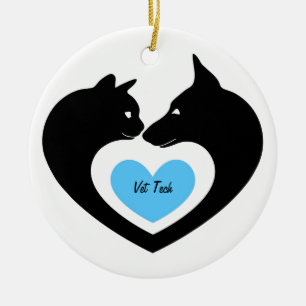 Vet Tech Ceramic Tree Decoration
