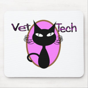 Vet Tech Gifts "Adorable Cat Design" Mouse Pad