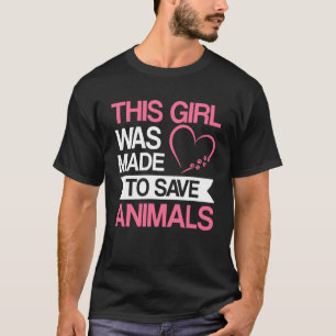 Vet Tech Girl Veterinary Assistant Female Veterina T-Shirt