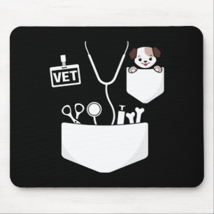 Vet Tech Kids Veterinarian Halloween Costume Mouse Pad