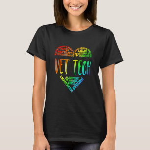 Vet Tech Lgbt Nurse's Week Nurse Day Christmas Day T-Shirt