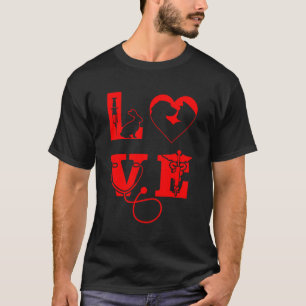 Vet Tech Love Animal Veterinarian Technician T-Shirt