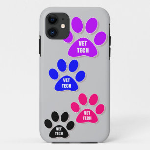 VET TECH PAW PHONE CASE