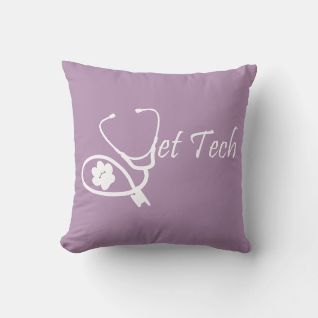 vet tech pillow (Front)