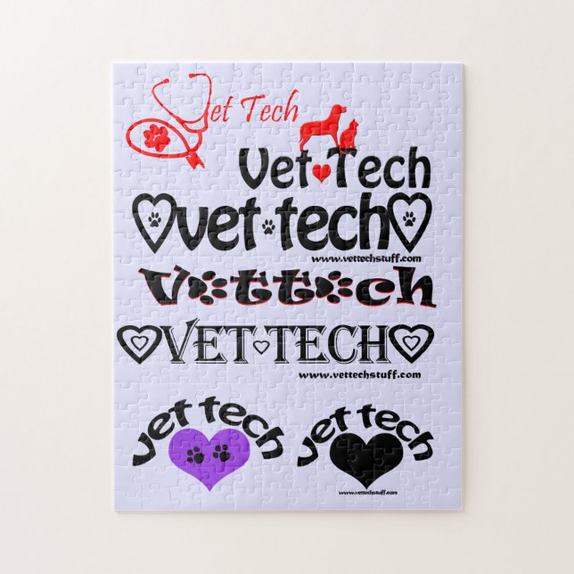 vet tech puzzle gift (Vertical)