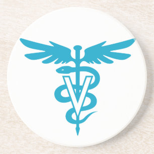 Vet Tech - Veterinary Symbol Coaster