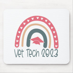 Vet Tech Veterinary Technician Graduation Gift Mouse Pad