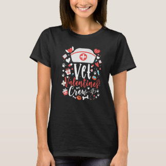Vet Valentine's Nurse Crew Tee Pet Lovers Veterina