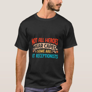 Vet Veterinary Clinic Design for a Vet Receptionis T-Shirt