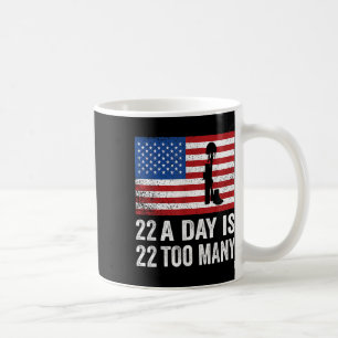 Veteran 22 Day Suicide Awareness Ptsd Veteran Live Coffee Mug