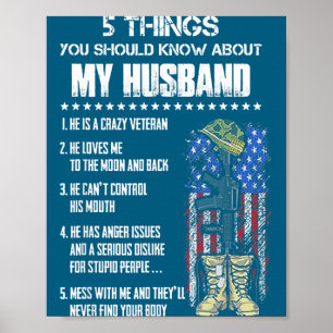 Veteran 5 things you should know about my husband poster