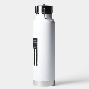 Veteran American Flag Vintage Vector Shirt Design_ Water Bottle