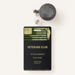 Veteran Badge ID Badge