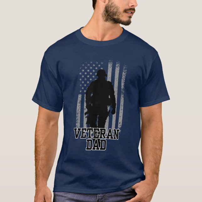 Veteran Dad T-Shirt (Front)