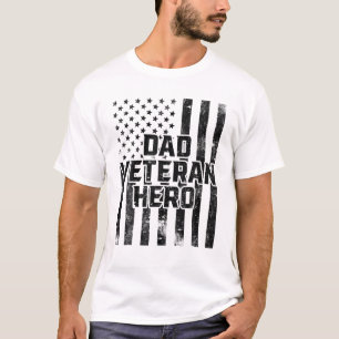 Veteran Dad, Thank You Veterans, Military Combat U T-Shirt