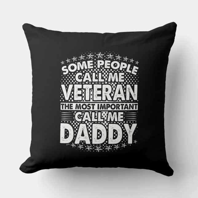 Veteran Daddy Cushion (Front)