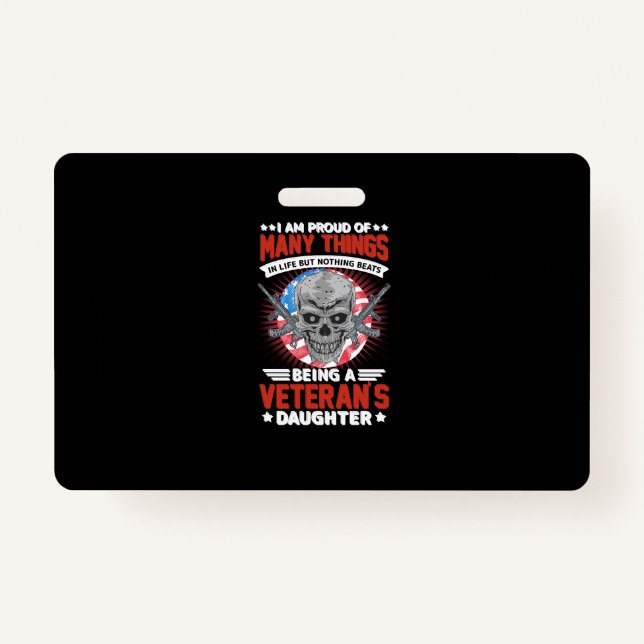 veteran daughter ID badge (Front)