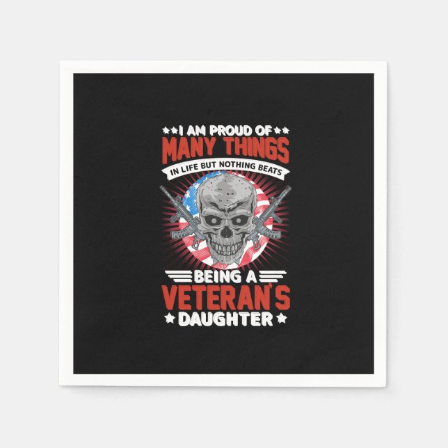 veteran daughter napkin (Front)