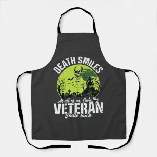 Veteran Death Smiles Halloween Design_1 Apron