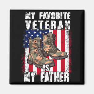 Veteran father favourite veteran is daddy proud magnet