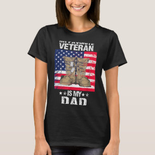 Veteran Father Favourite Veteran is Daddy Proud T-Shirt
