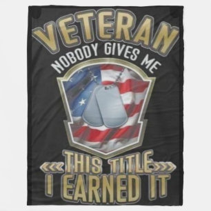 VETERAN FLEECE BLANKET
