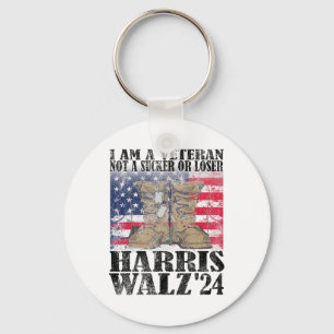 Veteran For Harris Wheimer For President 24 Vote K Key Ring