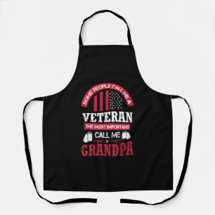Veteran Grandpa Apron