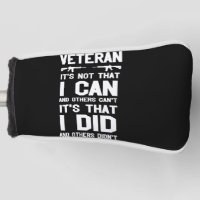 veteran it's not that i can and others can't it's