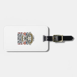 Veteran Like My Father Before Me Eagle Luggage Tag