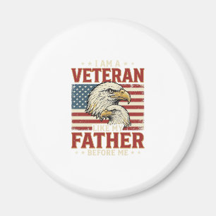 Veteran Like My Father Before Me Eagle T-Shirt_1 Magnet