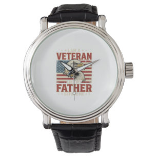 Veteran Like My Father Before Me Eagle T-Shirt_1 Watch