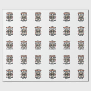Veteran Like My Father Grandfather Before Me Desig Wrapping Paper