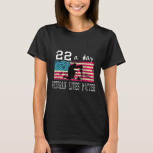 Veteran Lives Suicide Awareness Ptsd Veteran 22 A T-Shirt