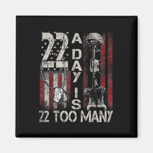 Veteran Lives Suicide Awareness Ptsd Veteran 22 Da Magnet