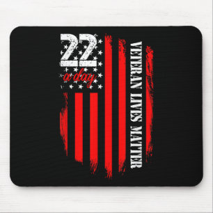 Veteran Lives Suicide Awareness Ptsd Veteran 22 Da Mouse Pad
