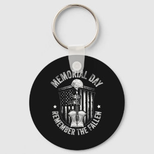 Veteran Memorial Day Remember The Fallen Veterans Key Ring