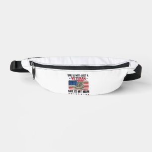 Veteran Mum Patriotic Military Boots Shirt Design_ Bum Bags