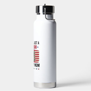 Veteran Mum Patriotic Military Boots Shirt Design_ Water Bottle