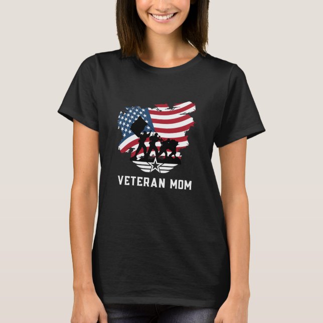 Veteran Mum T-Shirt (Front)