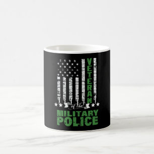 Veteran Of The Military Police -US Flag Coffee Mug