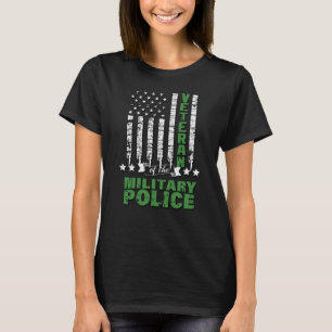 Veteran Of The Military Police -US Flag T-Shirt